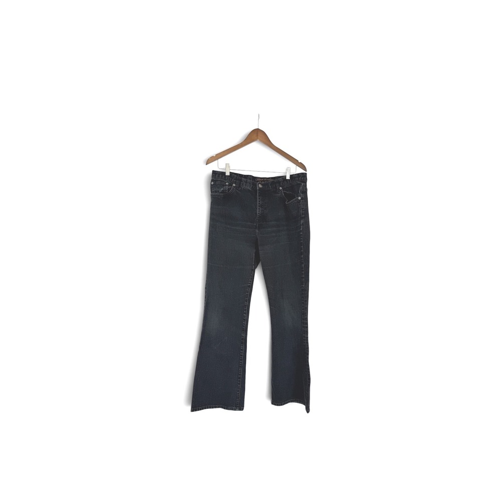 Lauren Ralph Lauren Classic Bootcut Jeans Faded Black Denim Size 14